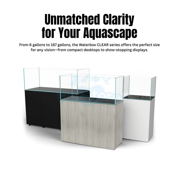 Waterbox Aquatics / Aquarium Tanks Waterbox CLEAR MINI 30 – High-End Rimless Ultra-Clear Aquarium