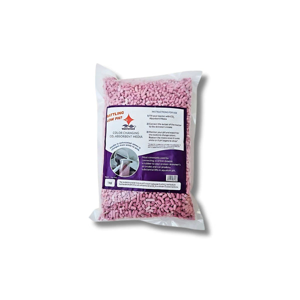 WaveReef Aquarium Equipment/ Aquarium Filters/CO2 Management WaveReef - Color-Changing CO2 Absorbent Media: Boost pH and Coral Growth