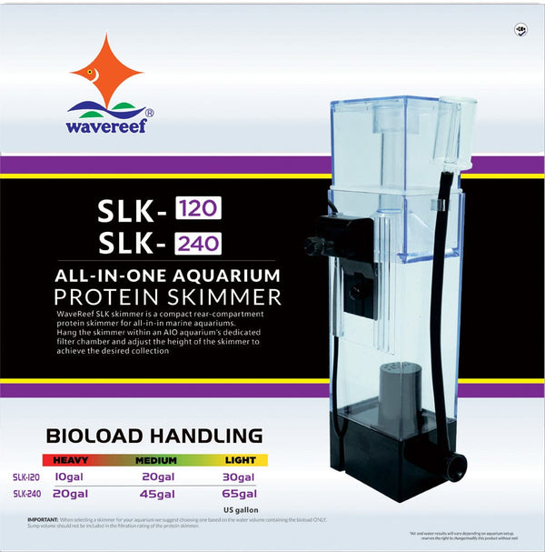 WaveReef Aquarium Protein Skimmers WaveReef - SLK series Nano Lip-Mount Internal Skimmer