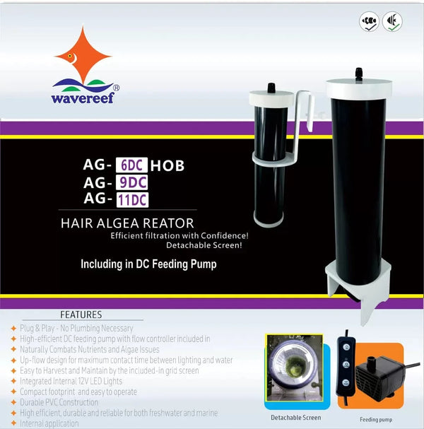 WaveReef Aquarium Reactors WaveReef - AG-DC Nano Hair Algae Reactor