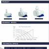 WaveReef Pet Supplies/Fish & Aquatic Pets/Aquarium Pumps & Filters/Water Pumps Controller WaveReef - DCFlow Energy-Saving Aquarium Pump