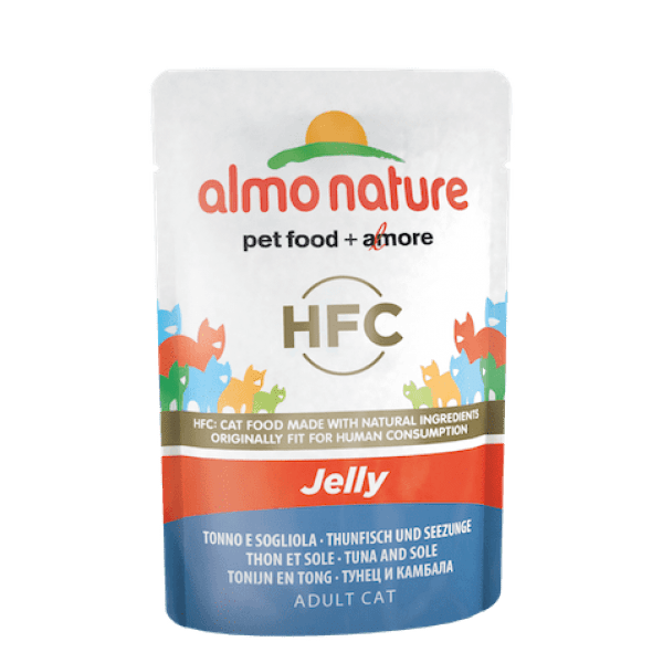 Jelly with Tuna & Sole Cat Food - Almo Nature - PetStore.ae