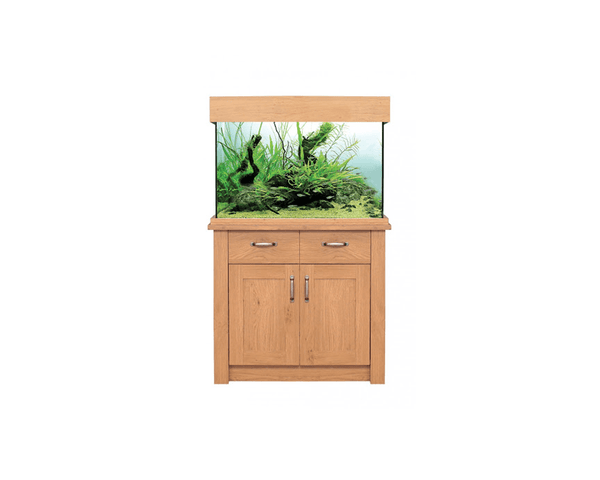 OakStyle 145 Aquarium + Cabinet (81 + 88W x 38 + 41D x 55 + 78H cm)- Aqua One - PetStore.ae