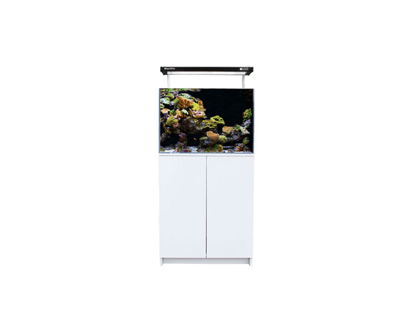 MiniReef 120 Marine Tank Aquarium + Cabinet (60W x 45D x 45H + 76H cm) - Aqua One - PetStore.ae