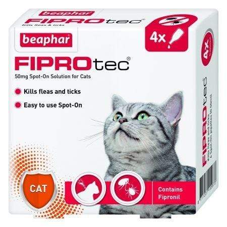 FIPROtec Spot-On Solution For Cats - Fleas And Ticks Treatment - Beaphar - PetStore.ae