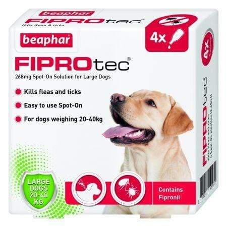 Fiprotec Spot-On Solution For Large Dogs - Flea & Tick Treatment - Beaphar - PetStore.ae