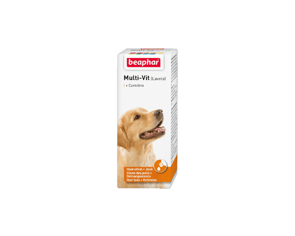 Multi-Vit With Carnitine - Dog Vitamin -Beaphar - PetStore.ae