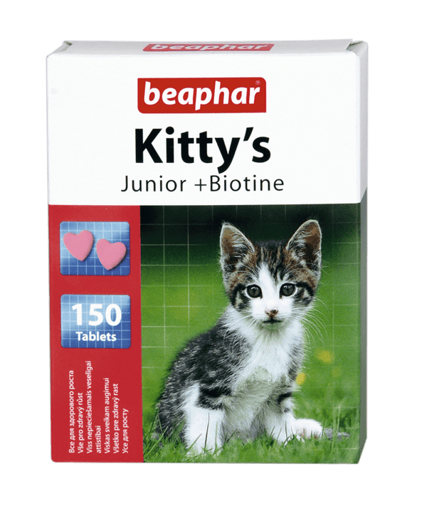 Kitty's Junior + Biotine Cat Treats - Beaphar - PetStore.ae