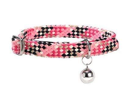 Arpege Cat Collar With Bell - Pink - Bobby - PetStore.ae