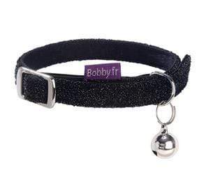 Disco Cat Collar - Black - Bobby - PetStore.ae