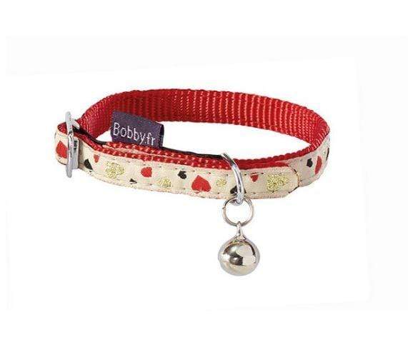 Lovely Cat Collar - Red - Bobby - PetStore.ae