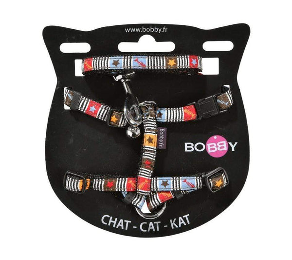 Musique Cat Harness And Lead - Brown - Bobby - PetStore.ae