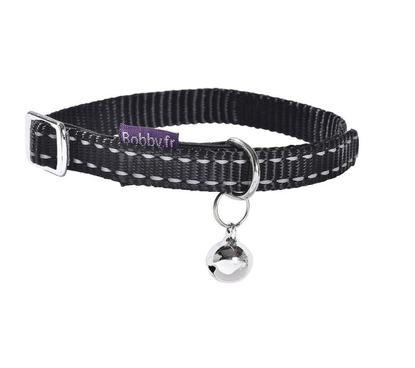 Safe Cat Collar - Black - Bobby - PetStore.ae