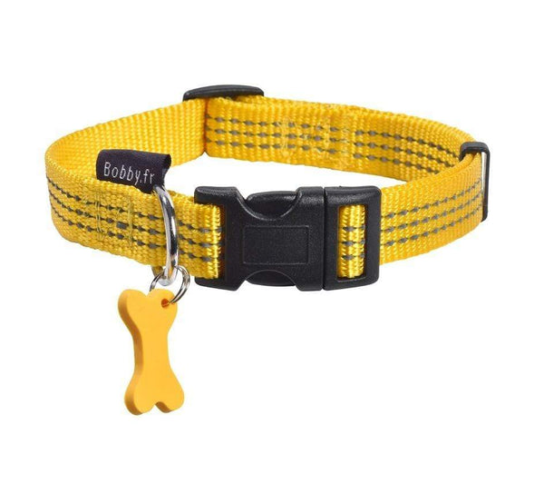Safe Dog Collar - Yellow - Bobby - PetStore.ae