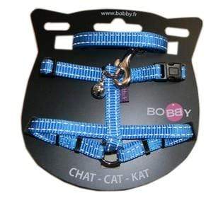 Safe Cat Harness And Lead - Blue - Bobby - PetStore.ae