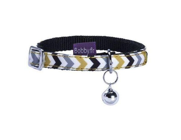 Zigzag Cat Collar - Black - Bobby - PetStore.ae
