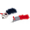 Nautical Mouse With Feather Cat Toy - Chomper - PetStore.ae