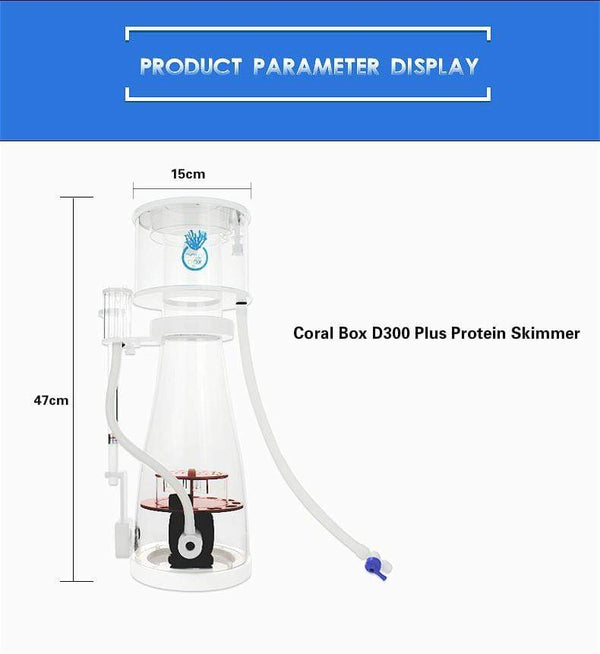 D300 Plus DC Protein Skimmer - Coral Box - PetStore.ae
