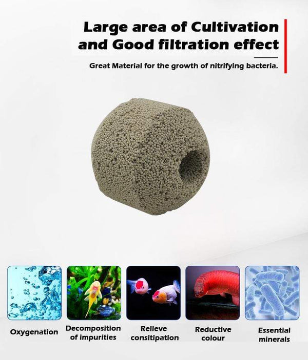Aquarium Nano Ceramic Bioball - Coral Box - PetStore.ae
