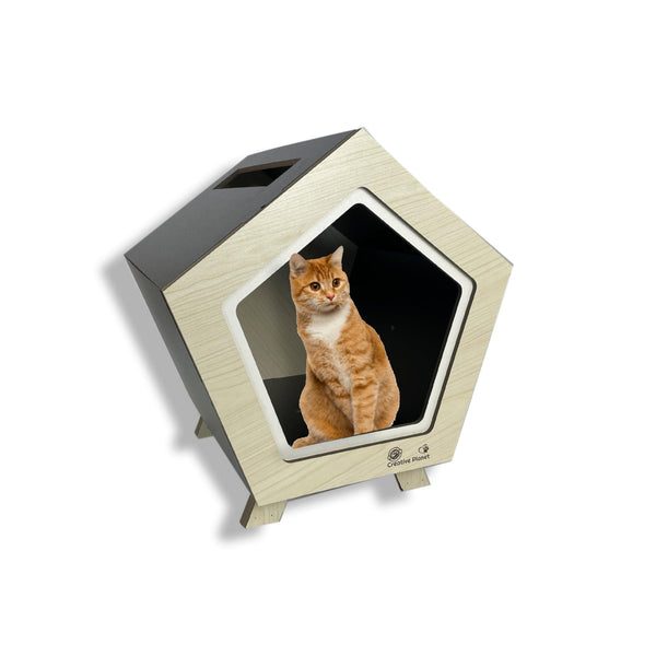 Creative Planet Pets - Pentagon Cat House 