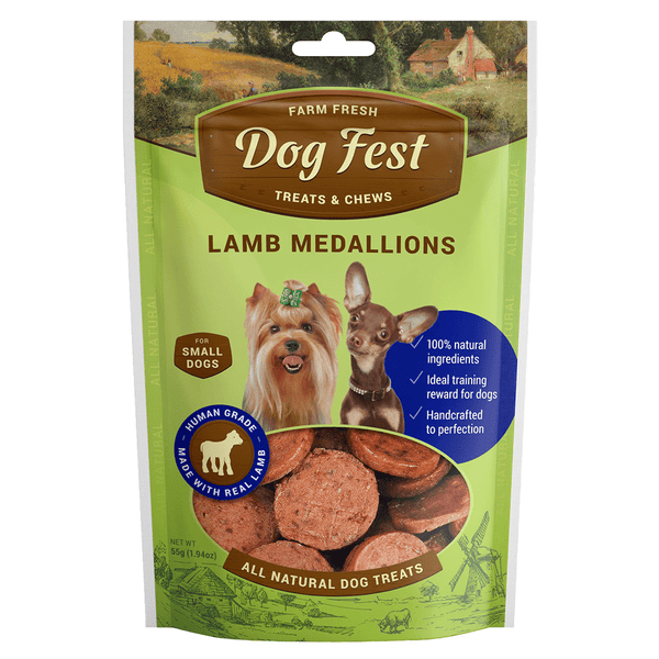 Lamb Medallions Dog Treats - Dog Fest - PetStore.ae