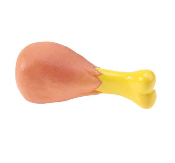 GimDog - Chicken Leg Squeaky Toy For Dog - PetStore.ae