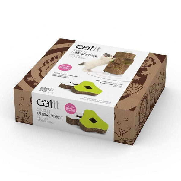 Catit Senses 2.0 Cardboard Backbone For Cat Scratcher - Hagen - PetStore.ae