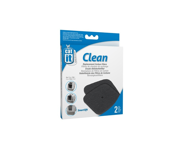 Replacement Carbon Filters For Cat Litter Pan - Hagen - PetStore.ae