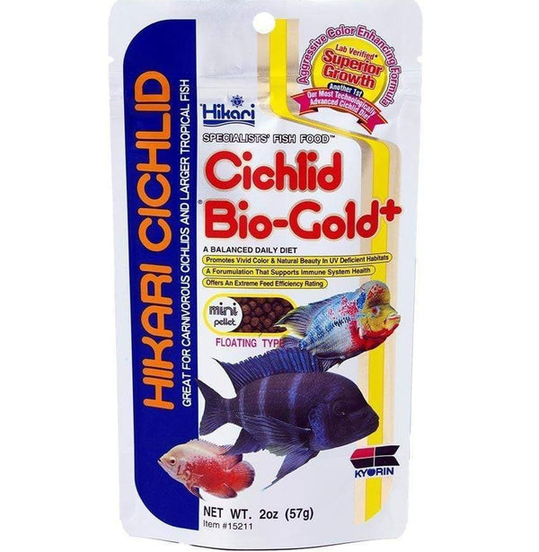 Cichlid Bio-Gold Plus Mini Pellet Fish Food - Hikari - PetStore.ae
