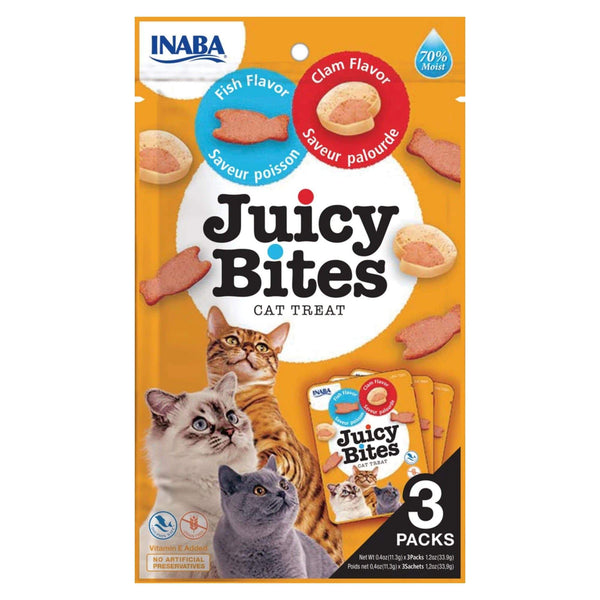 Inaba - Juicy Bites Fish & Clam Flavor - PetStore.ae