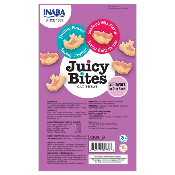 Inaba - Juicy Bites Shrimp & Seafood Mix Flavor - PetStore.ae