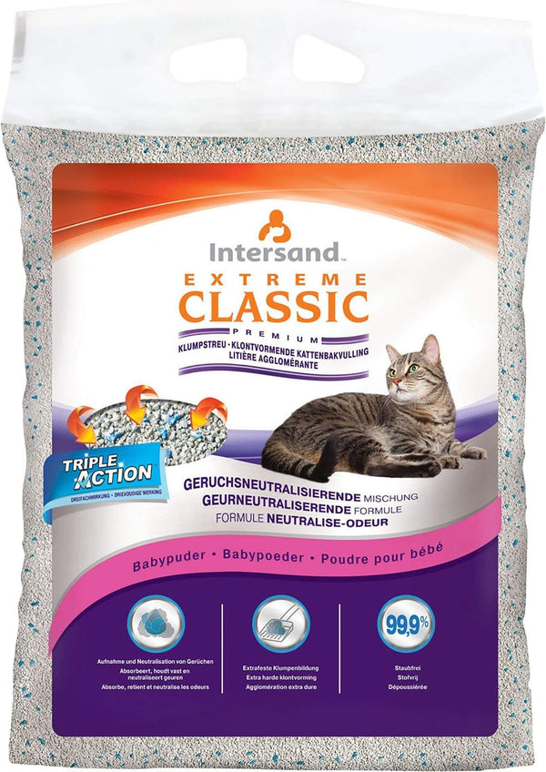 Extreme Classic Baby Powder Cat Litter - Intersand - PetStore.ae
