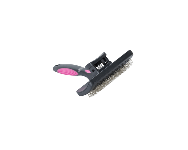Buster Self-Cleaning Slicker Soft Pins Pet Brush - Kruuse - PetStore.ae