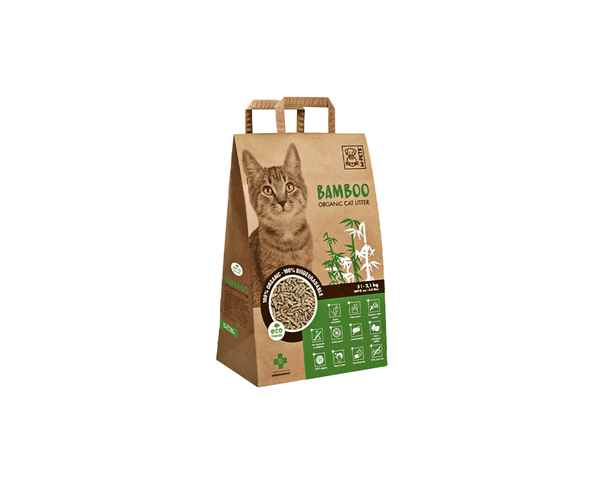 Bamboo Organic & Biodegradable Cat Litter - M-Pets - PetStore.ae