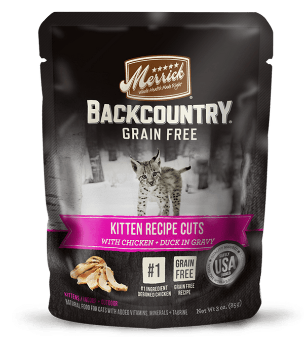 Backcountry Real Kitten Recipe Cuts - Merrick - PetStore.ae
