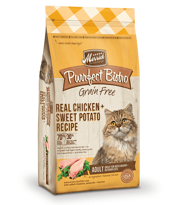 Purrfect Bistro Real Chicken + Sweet Potato Recipe - Merrick - PetStore.ae
