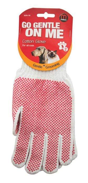 Cotton Pet Grooming Glove For All Coats - Mikki - PetStore.ae
