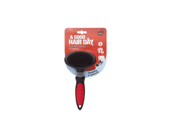 Ball Pin Slicker Pet Brush - Mikki - PetStore.ae