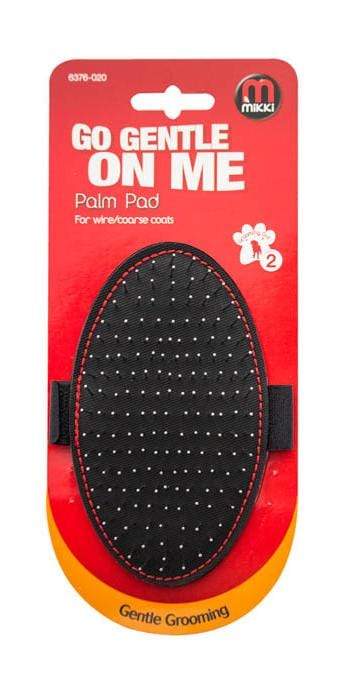 Palm Pad Pet Brush For Wire/Coarse Coats - Mikki - PetStore.ae