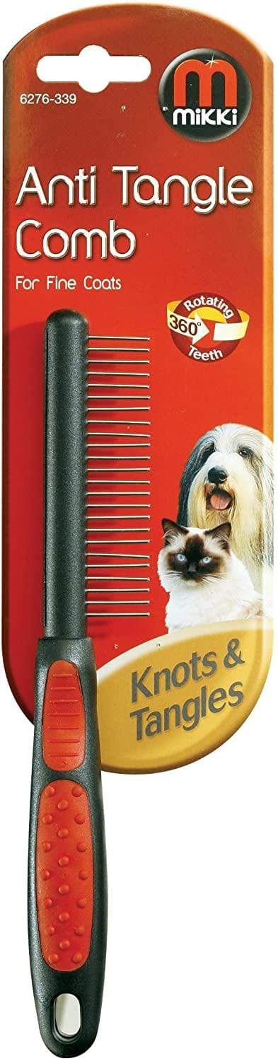 Pet Anti Tangle Comb Fine Coat - Mikki - PetStore.ae