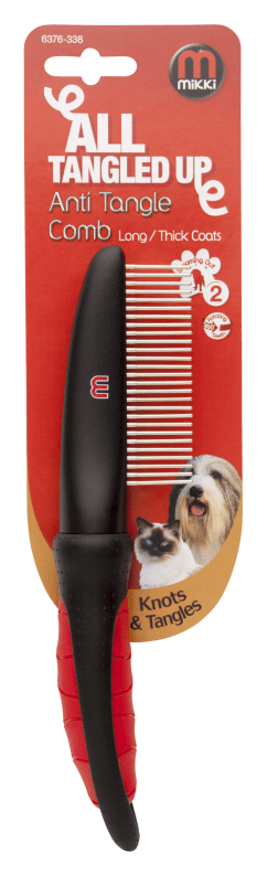 Pet Anti Tangle Comb Thick Coat - Mikki - PetStore.ae