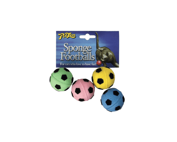 Sponge Footballs Cat Toy - Mikki - PetStore.ae