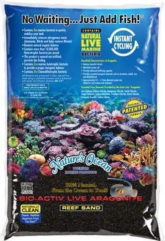 Nature's Ocean - Black Beach Live Sand - PetStore.ae