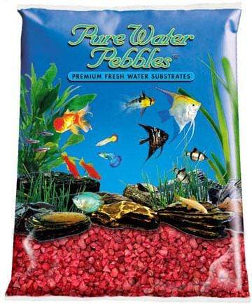 Pure Water Pebbles - Currant Red Aquarium Gravel - Nature's Ocean - PetStore.ae