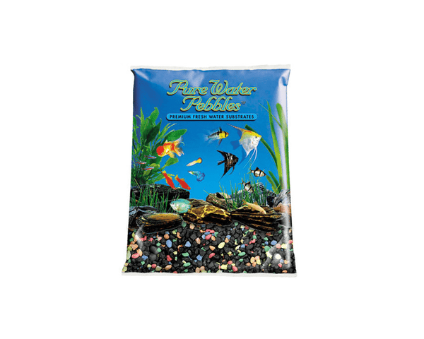 Pure Water Pebbles - Black Beauty Pebble Mix Aquarium Gravel - Nature's Ocean - PetStore.ae