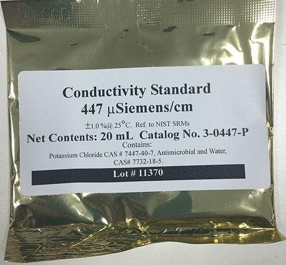 447 uS/cm Conductivity Calibration Solution - COND447 - PetStore.ae