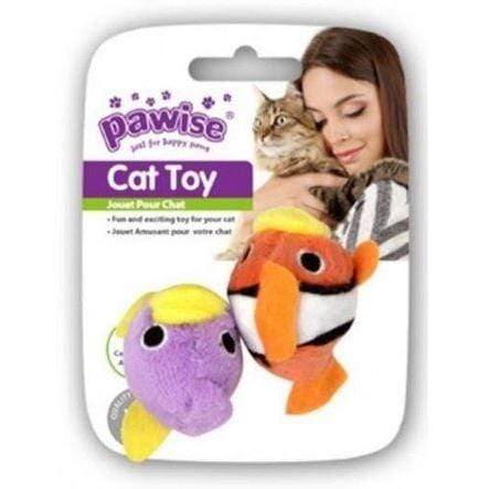 Pawise Fish Cat Toy, 2pcs - PetStore.ae