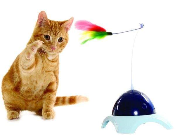 Pawise - Cat Flying Feather With Remote Control - PetStore.ae