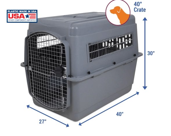 Petmate plastic dog sales crate