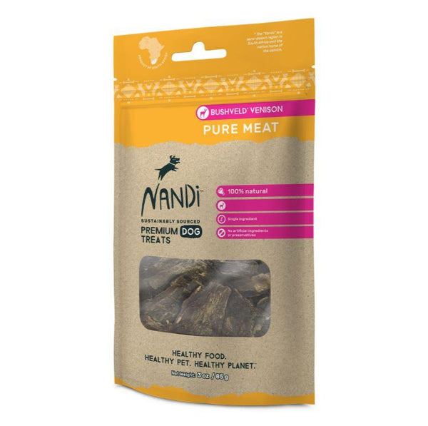 Nandi Bushveld Venison Pure Meat Dog Treats - PetStore.ae